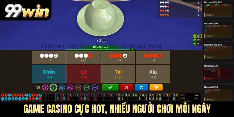 Game Casino cực hot, nhiều người chơi mỗi ngày