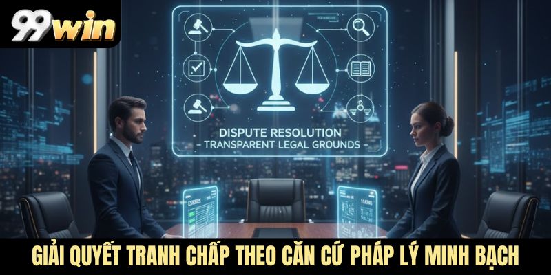 Giải quyết tranh chấp theo căn cứ pháp lý minh bạch
