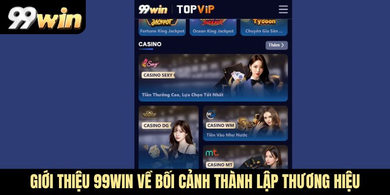 Giới thiệu 99Win về bối cảnh thành lập thương hiệu